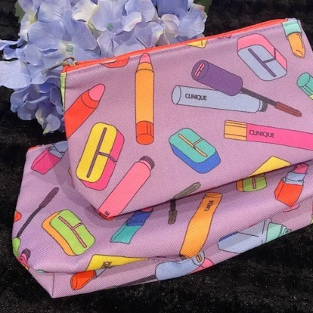 CLINIQUE Cosmetic Bags (set of three)